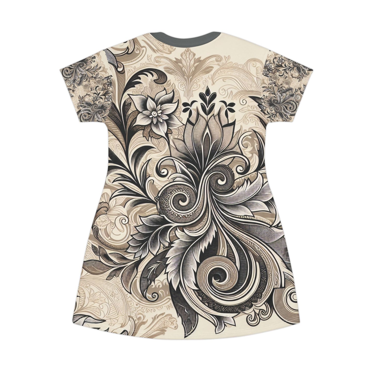 Chraming Afternoon Wildflower T-Shirt Dress