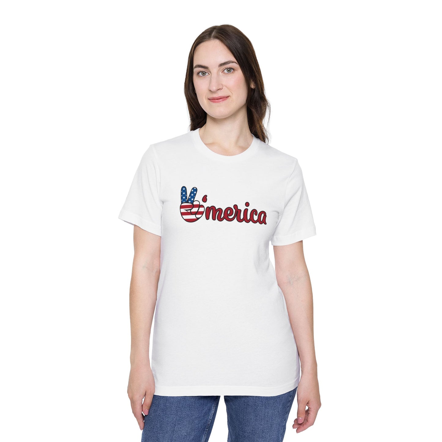 Proudly American Woman Short-Sleeve T-Shirt