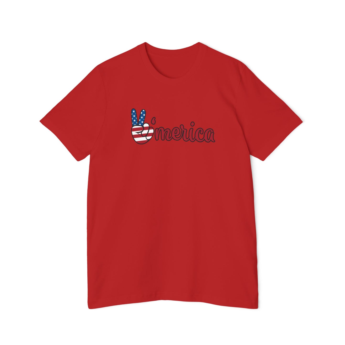 Proudly American Woman Short-Sleeve T-Shirt