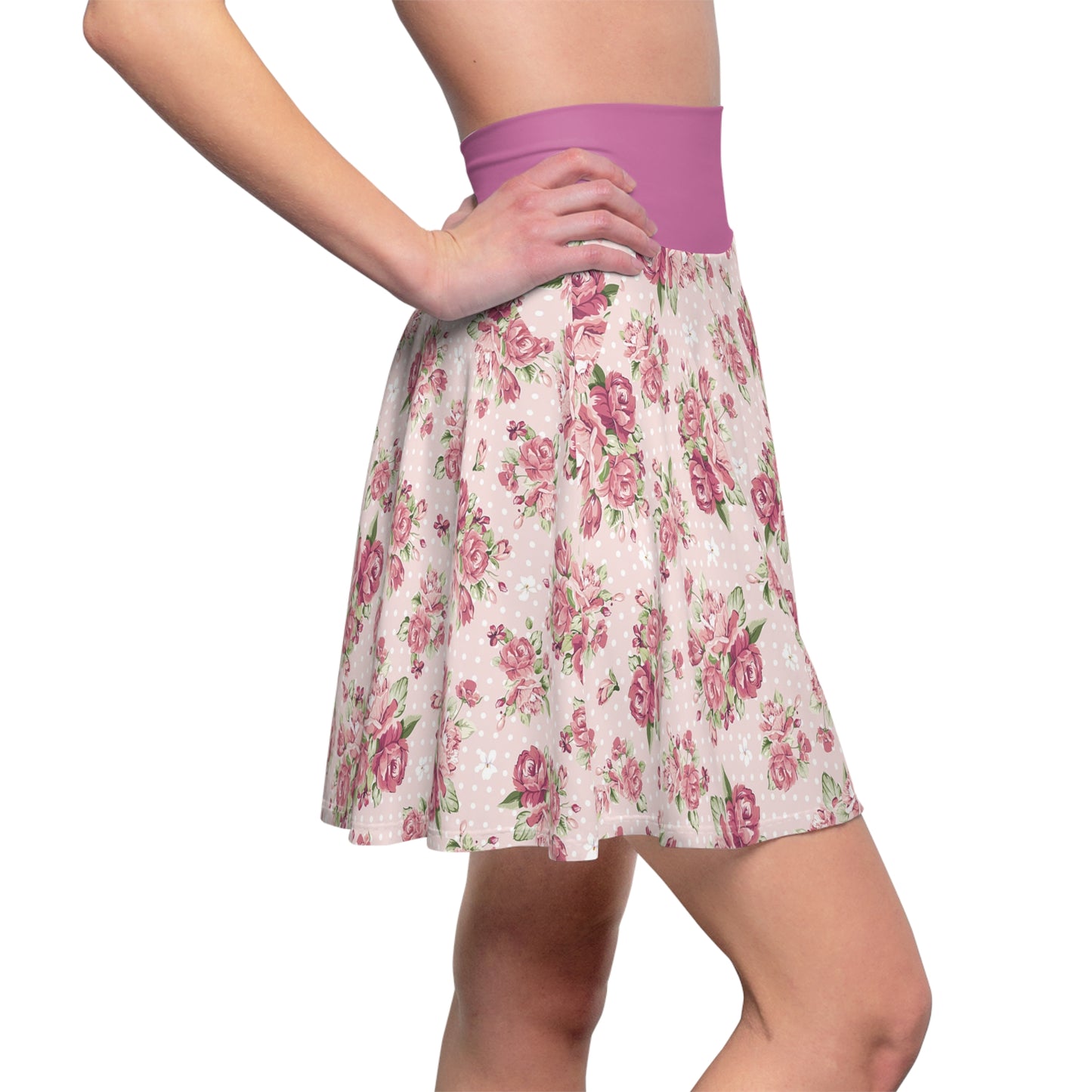 Irresistable Pink Flowery Skirt