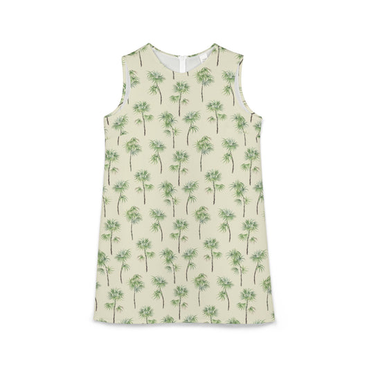 Darling Simplicity Green Floral Sleeveless Dress