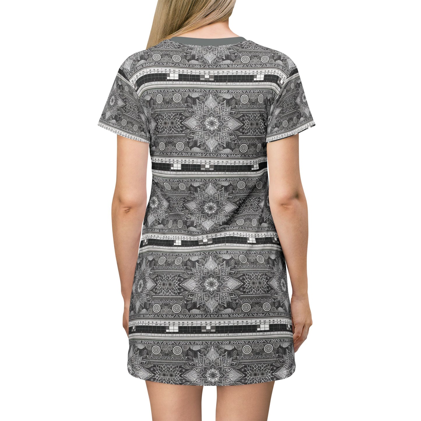 Casually Comfy Blossomed T-Shirt Dress